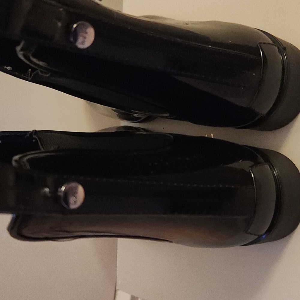 Marc Fisher SZ 7 Black Ankle Rain Boots - Picture 3 of 6
